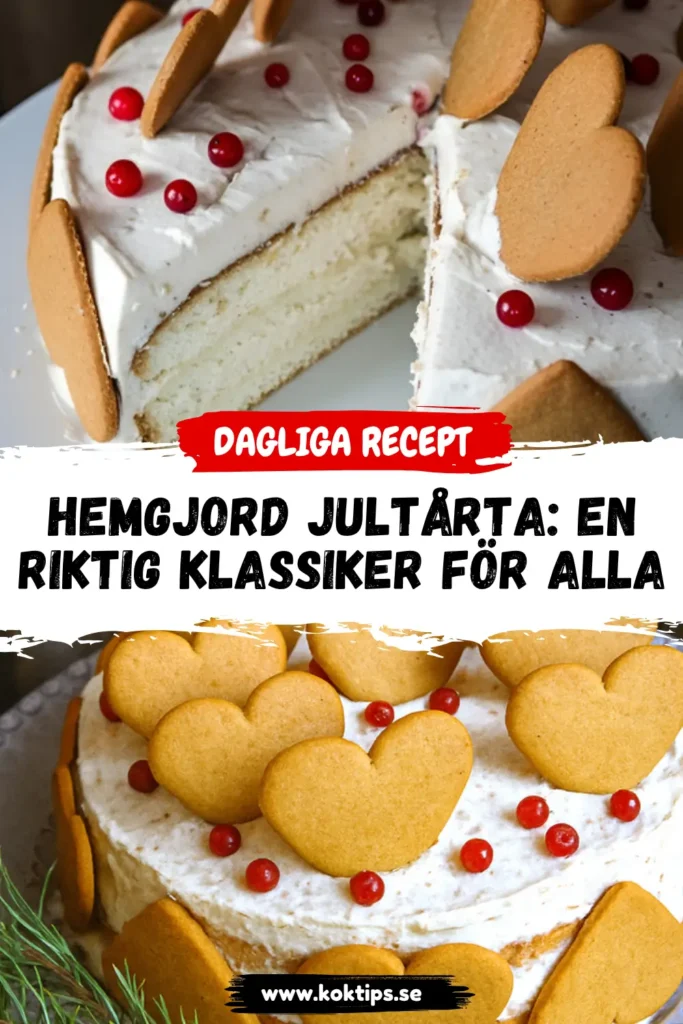 Hemgjord Jultårta: En riktig klassiker för alla