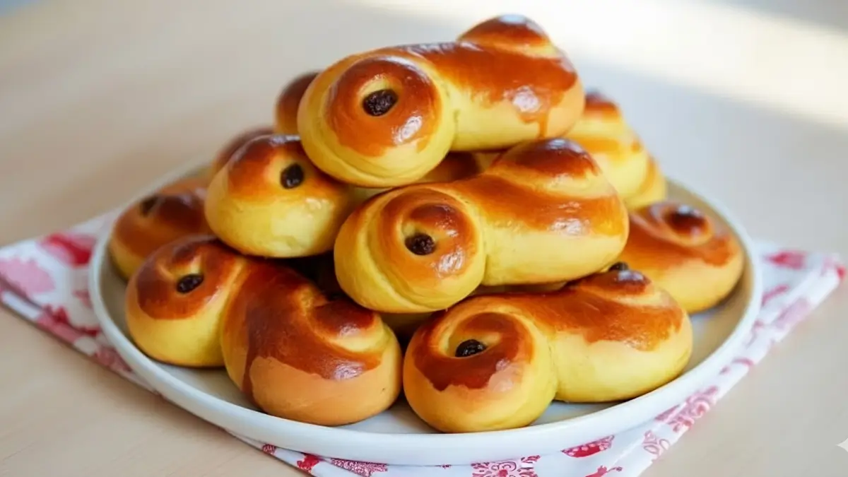 Lussekatter: Recept på saftiga lussebullar