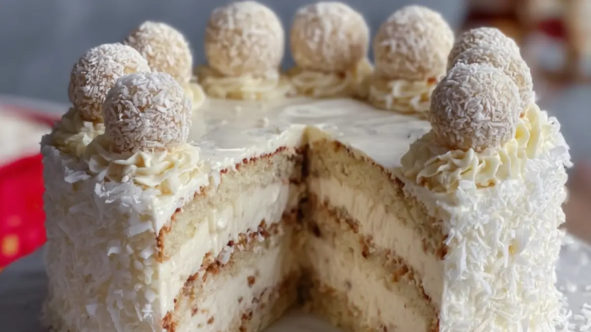 Älskade Raffaello tårta för alla tillfällen