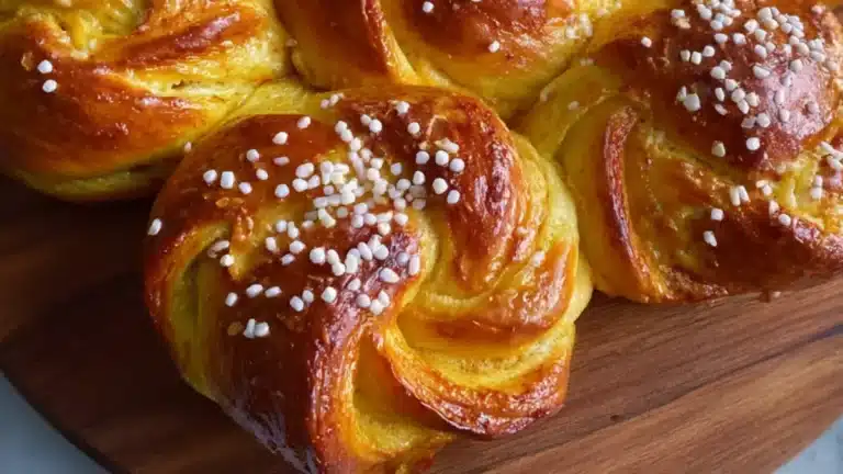 Felfria Saffransbullar med mandelmassa hemma