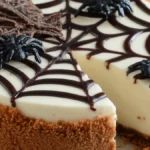 Halloween Cheesecake utan gräddning