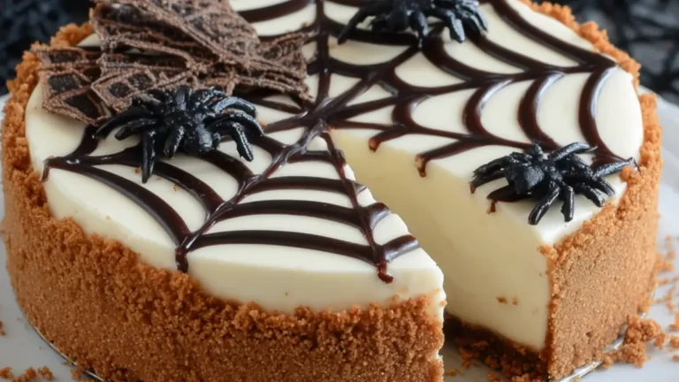 Halloween Cheesecake utan gräddning
