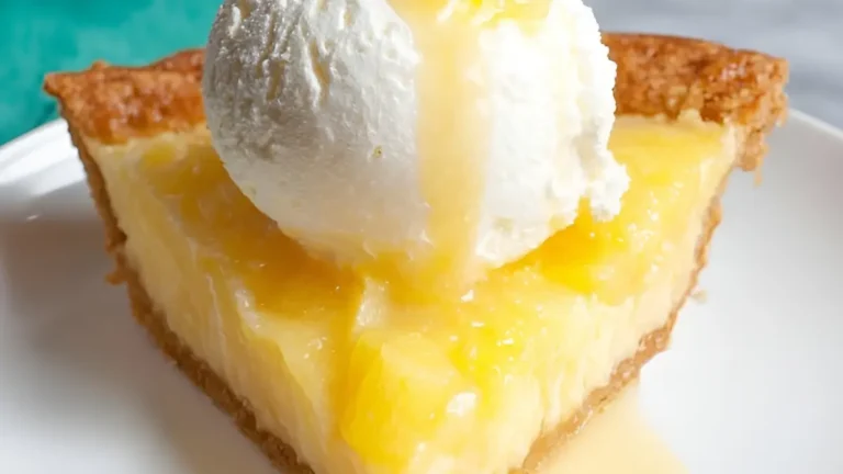 Lyxig Ananaspaj med färskost och ananas