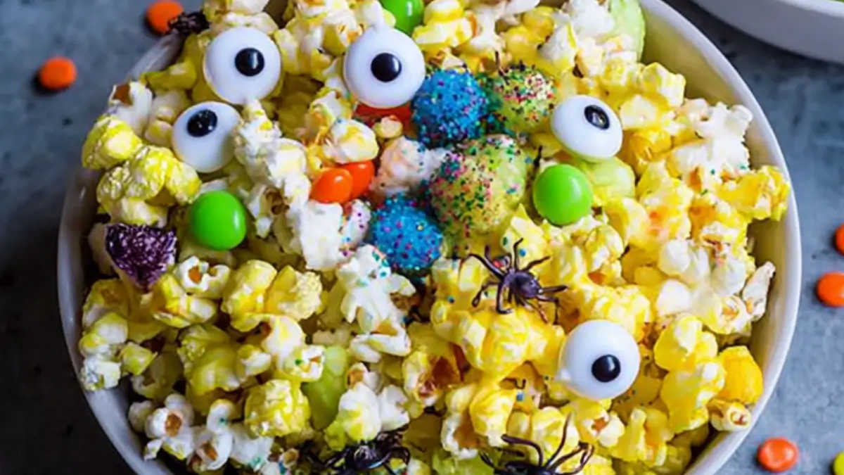 Skapa Monster Halloween Popcorn på 15 minuter
