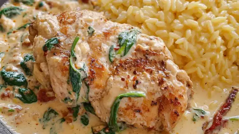 Marry me chicken med krämig risoni