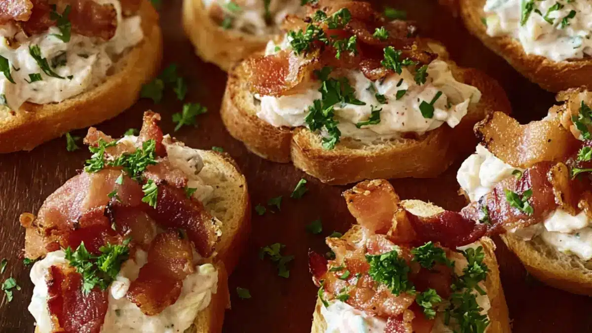 Snabba Mingelsnittar med baconröra på 25 min