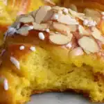 Saffransbullar med mandelmassa & apelsin