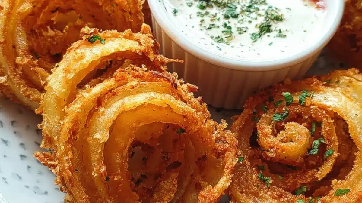 Perfekta lökringar chips på bara 25 minuter