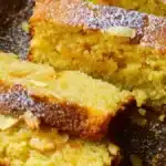 Enkelt lyxig Mandelmassakaka med saffran