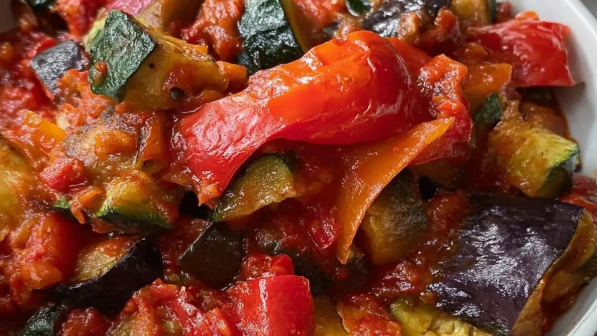 Lyxig Ratatouille I airfryer för hela familjen