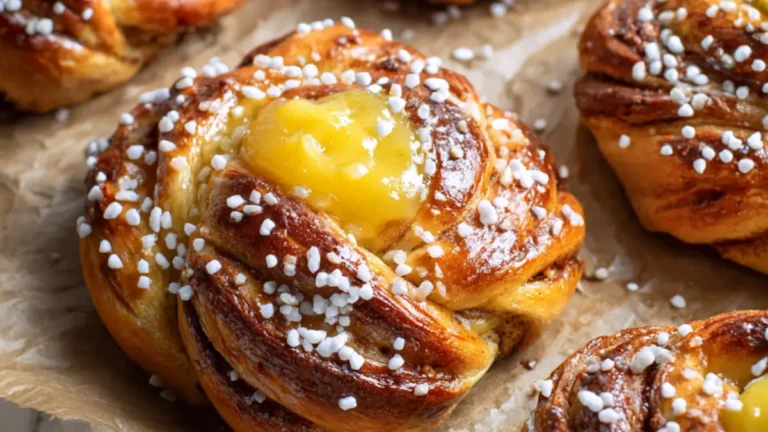 Citronbullar Bullar med lemoncurd