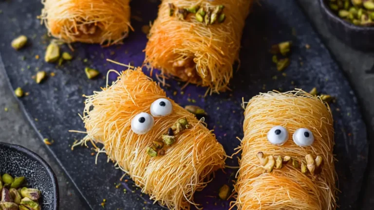 Halloween Nötiga Kataifi Monstren