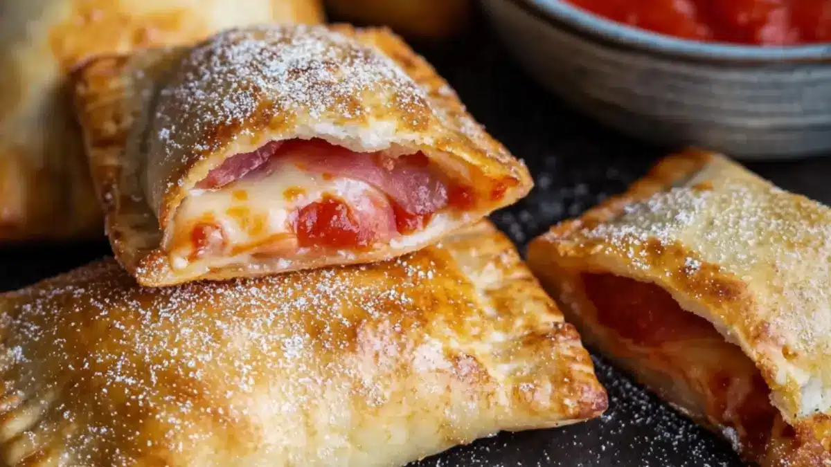 Minicalzone: Pizza pockets för enkla matstunder