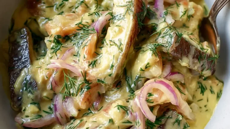 Upptäck lyxig Vegansk sill med aubergine