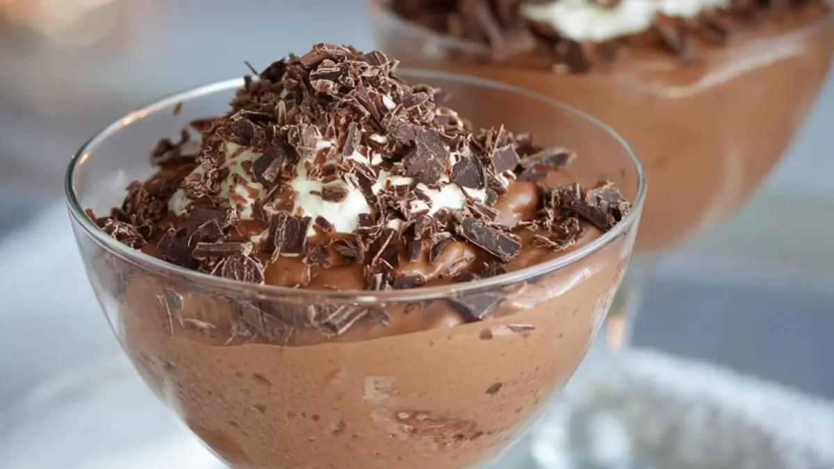 Chokladmousse med 2 ingredienser