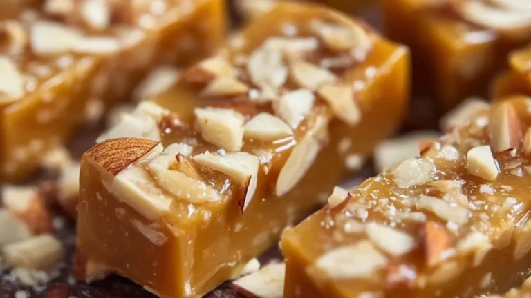 Knäck kola med rostad mandel