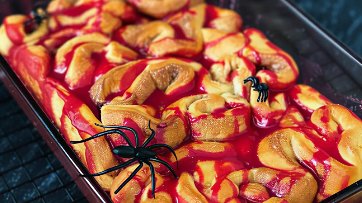 Perfekt kanelbröd halloween frukost på nolltid