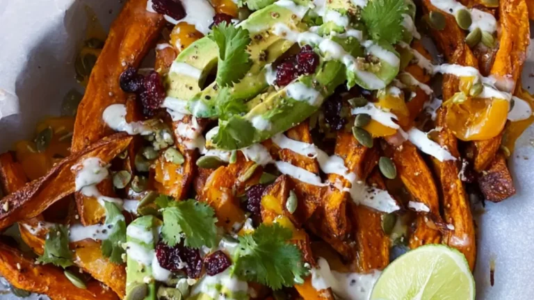 Perfekta Sötpotatisfrites med ost på 50 minuter