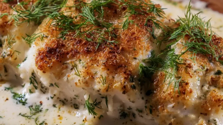 Snabb Parmesangratinerad torsk på 27 minutes