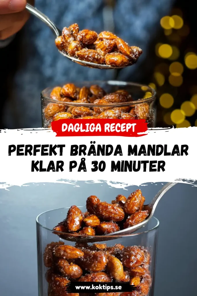 Perfekt Brända mandlar: Klar på 30 minuter