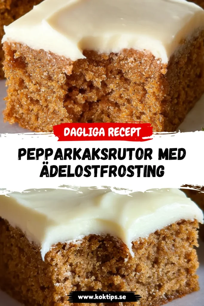 Pepparkaksrutor med ädelostfrosting