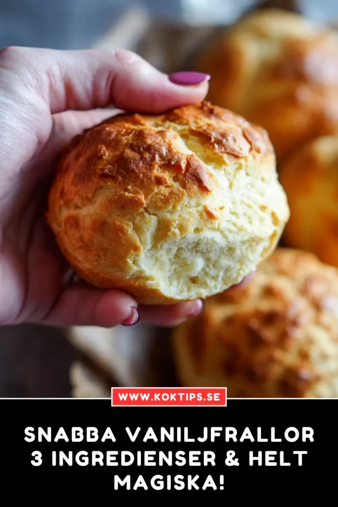 Snabba vaniljfrallor: 3 ingredienser helt magiska!