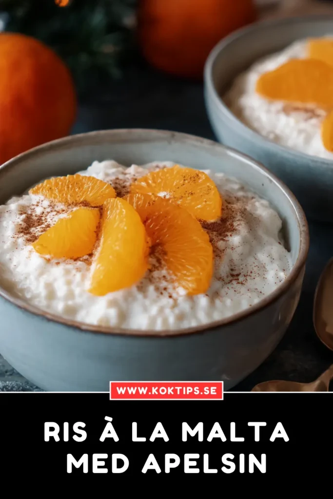Ris à la Malta med apelsin