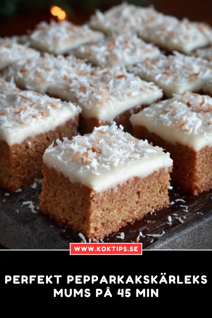 Perfekt Pepparkakskärleksmums på 45 min