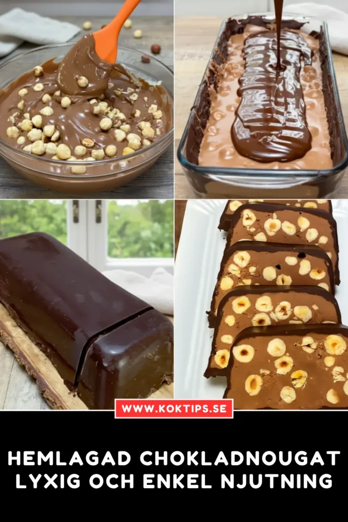 Hemlagad chokladnougat: Lyxig och enkel njutning