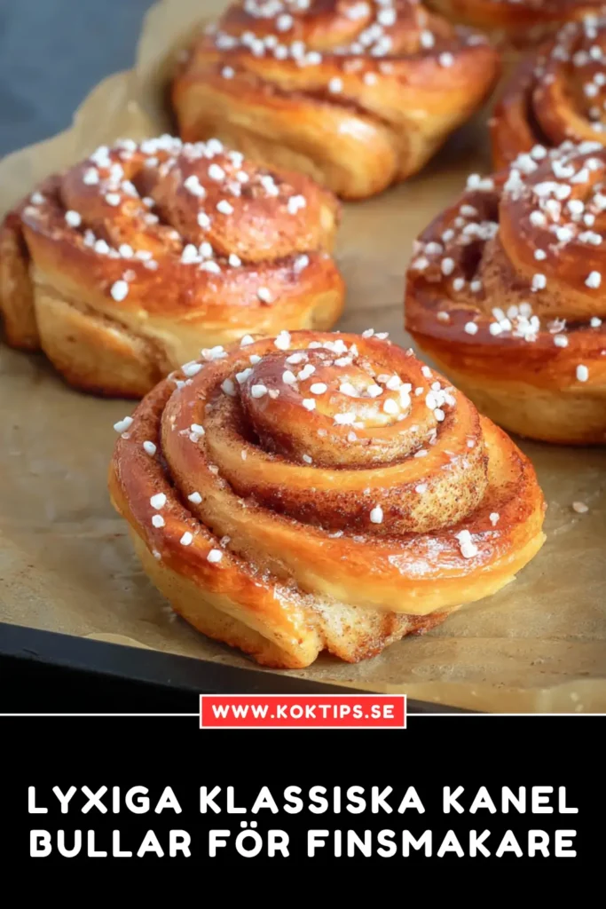 Lyxiga Klassiska kanelbullar för finsmakare