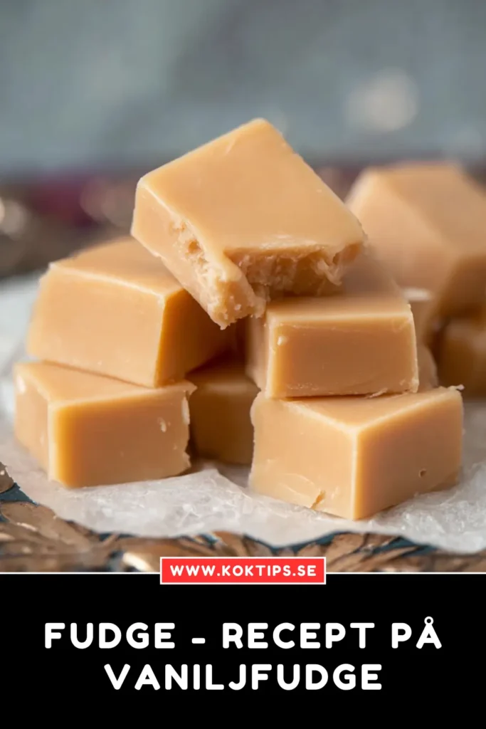 Fudge Recept på vaniljfudge