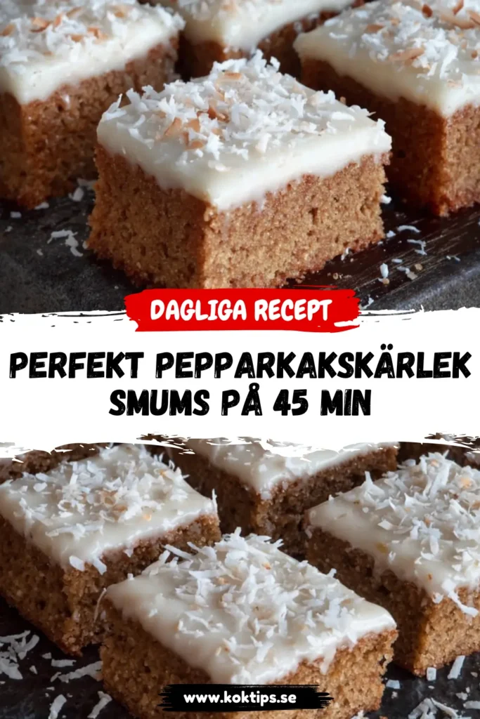 Perfekt Pepparkakskärleksmums på 45 min