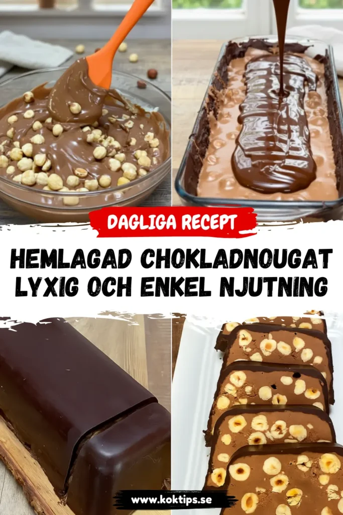 Hemlagad chokladnougat: Lyxig och enkel njutning