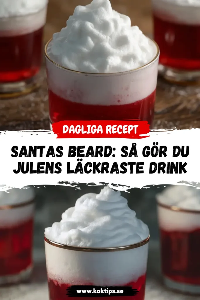 Santas beard: så gör du julens läckraste drink