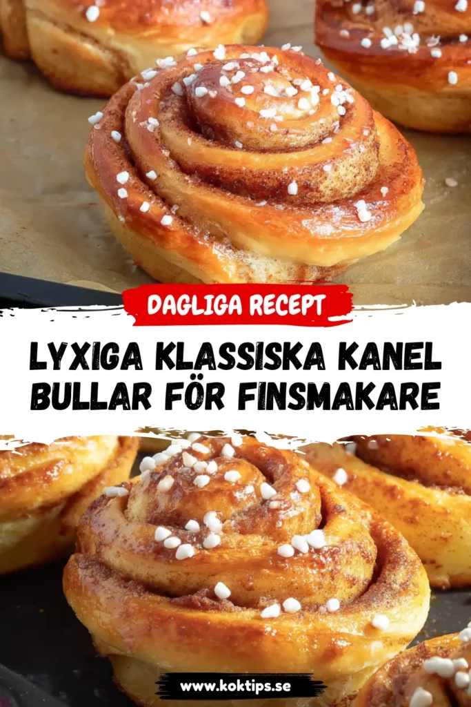 Lyxiga Klassiska kanelbullar för finsmakare