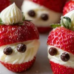 Jordgubbstomtar med cheesecakefyllning