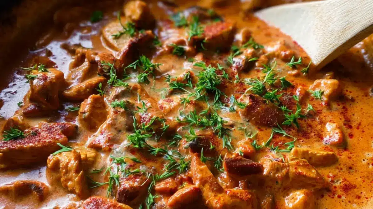 Kycklingstroganoff: Enkelt vardagslyx för familjen