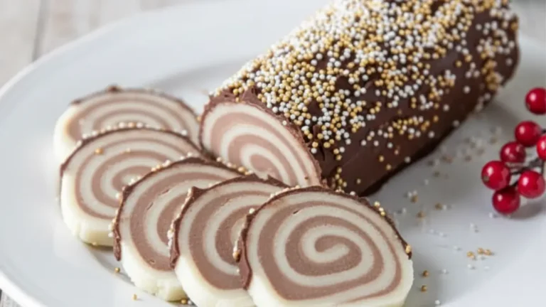 Enkelt: Mozartkulor som rulltårta på 40 minuter