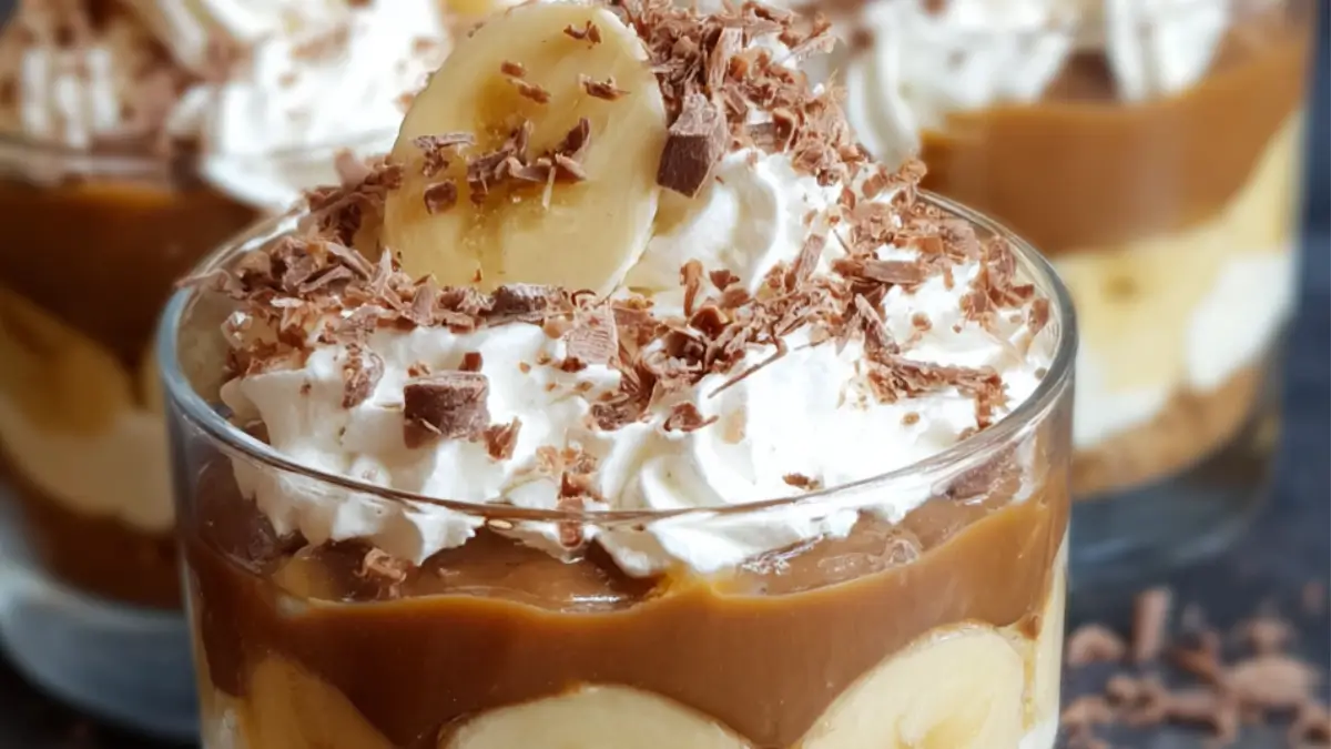 Perfekt Banoffeepaj i glas för varje tillfälle
