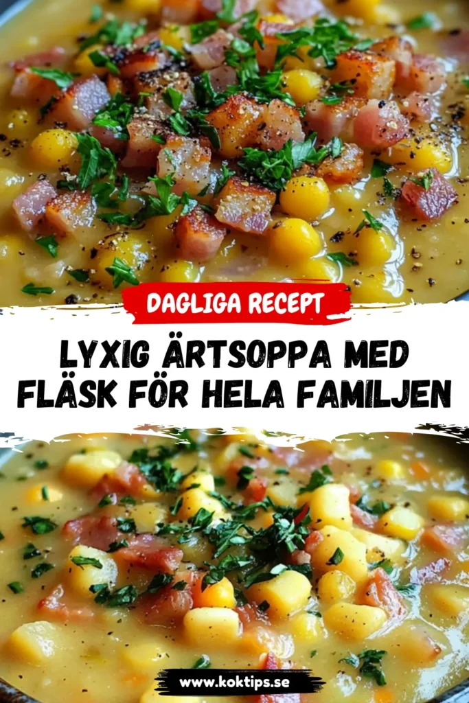 Lyxig Ärtsoppa med fläsk för hela familjen