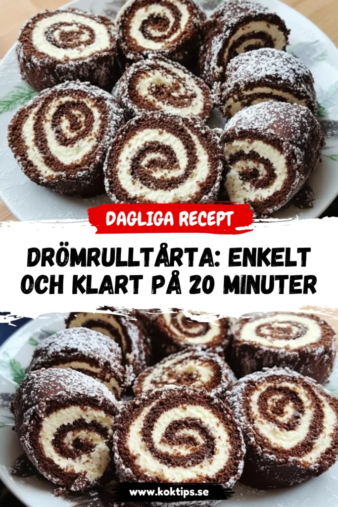 Drömrulltårta: Enkelt och klart på 20 minuter