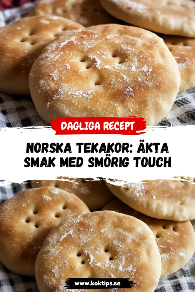 Norska tekakor: Äkta smak med smörig touch
