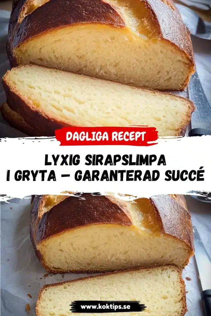 Lyxig sirapslimpa i gryta – garanterad succé