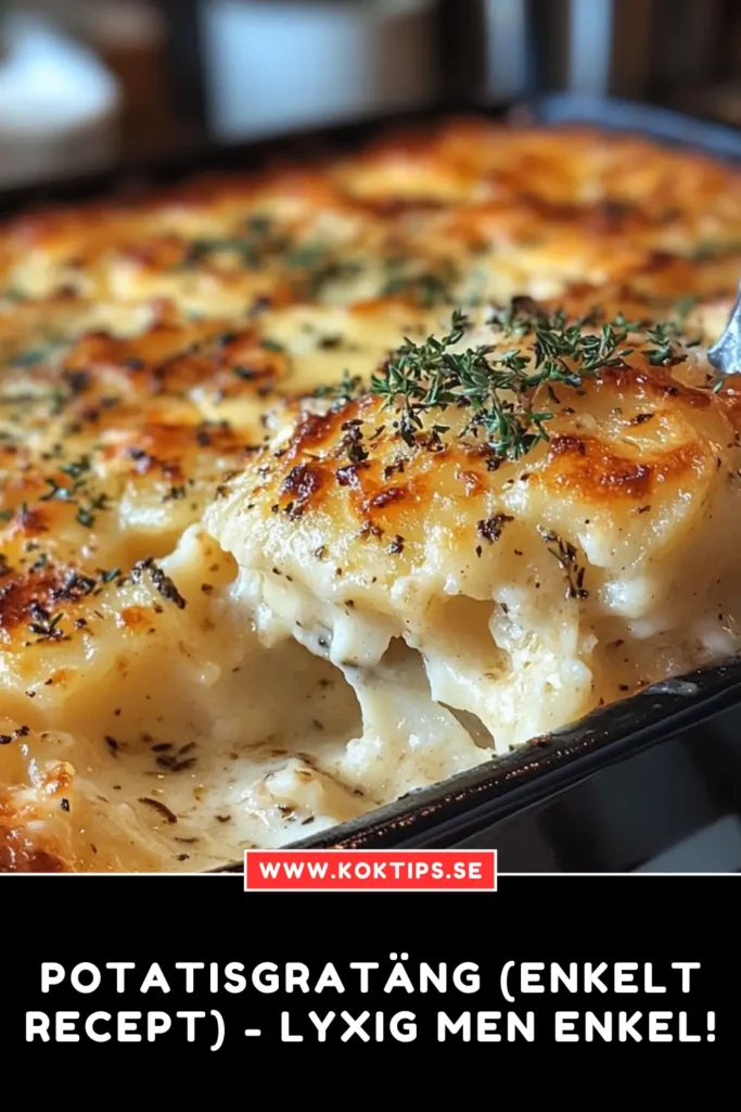 Potatisgratäng (enkelt recept) – Lyxig men enkel!