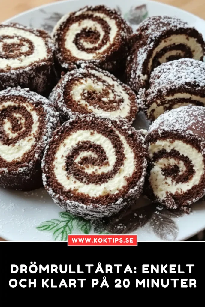 Drömrulltårta: Enkelt och klart på 20 minuter