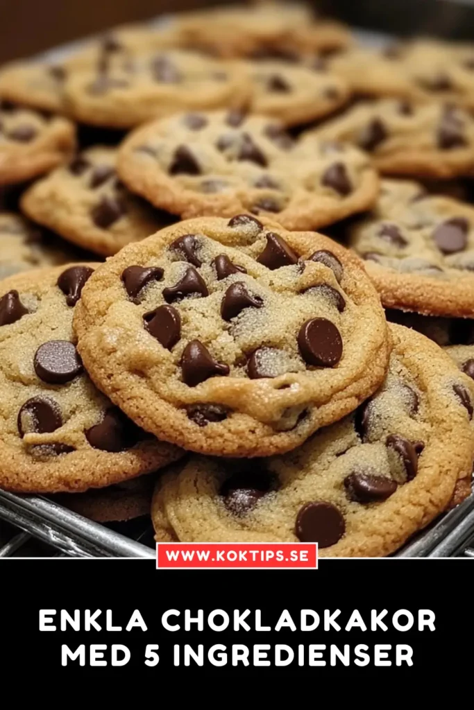Enkla chokladkakor med 5 ingredienser