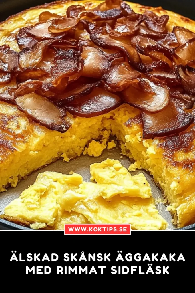 Älskad Skånsk Äggakaka med Rimmat Sidfläsk