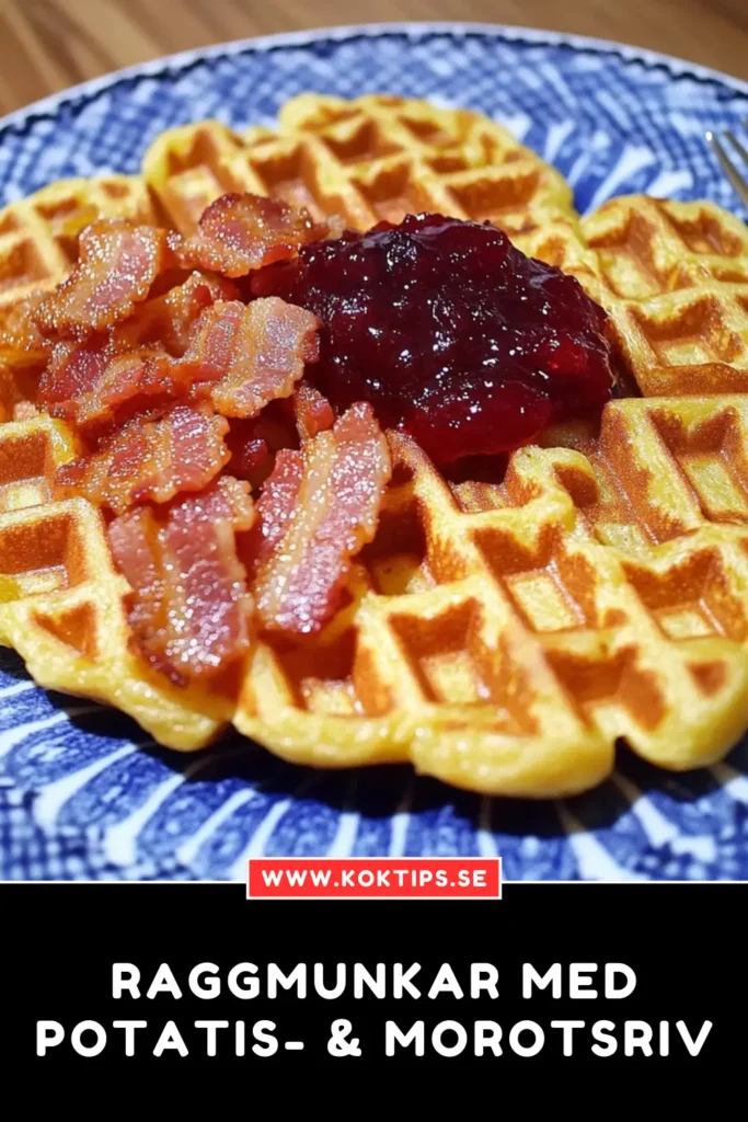 Raggmunkar med potatis- & morotsriv