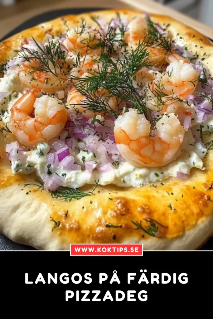 Langos på färdig pizzadeg