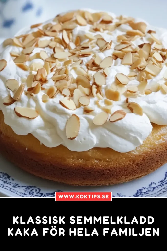 Klassisk Semmelkladdkaka för hela familjen